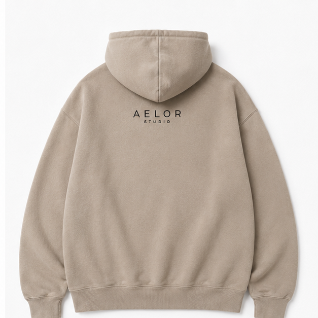 signature oversize hoodie