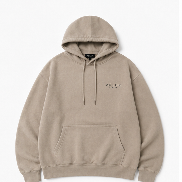 signature oversize hoodie