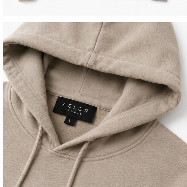 signature oversize hoodie