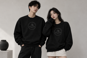 người mẫu mặc áo sweater