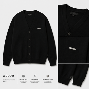 thiết kế áo cardigan len mỏng