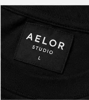 AELOR Signature Box Tee - Ảnh 5