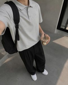 ÁO POLO AELOR SIGNATURE – LIGHT GREY: BẢN PHỐI HOÀN HẢO CHO PHONG CÁCH SMART-CASUAL